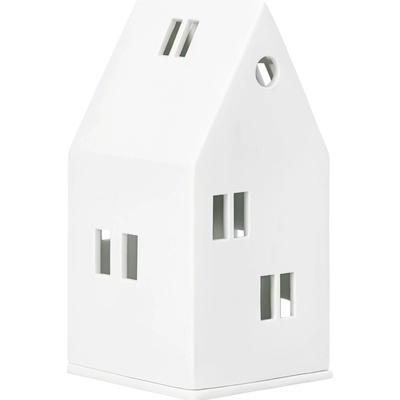 räder Porcelánový svícen domeček Gable Roof, bílá barva, porcelán