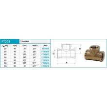 Novaservis T- kus MMM 1/4" FT203/8