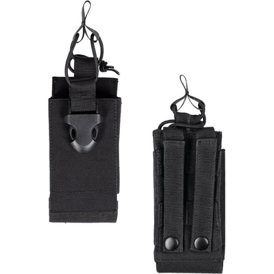 Mil-tec otvorené Molle na rádio čierne