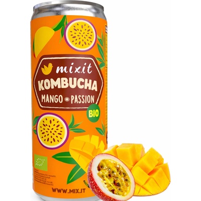 Mixit BIO Kombucha Mango & Passion Fruit 330 ml