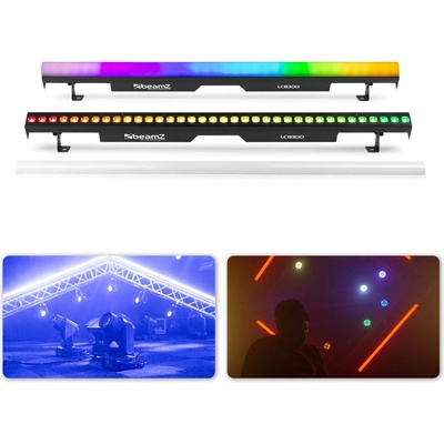 BeamZ LCB300 Set obsahujúci 2x LED BAR s 36x 4v1 RGBW LED