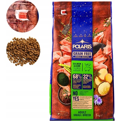 Polaris Grain Free pes Adult S.Breed losos jehně 5 kg
