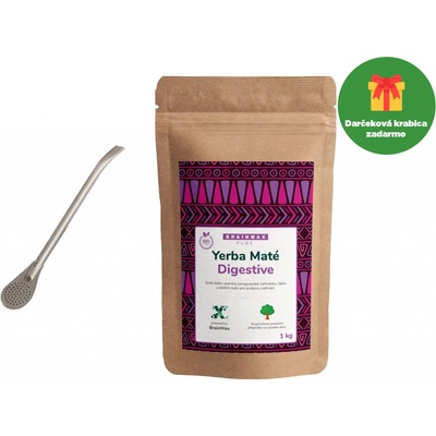 BrainMax Pure Organic Yerba Maté Digestive 1000 g