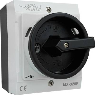 XBS vačkový 3x20A "0-1" zamykací IP65 MX-320