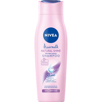 Nivea HC Шампоан за блясък Hairmilk Natural Shine Шампоан за коса дамски 250ml