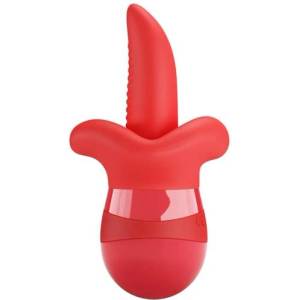 Pretty Love Вагинално - клиторен стимулатор за жени "obelia red" 14 см