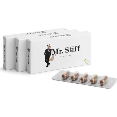 Капсули за ерекция и издръжливост, 5 броя - Mr Stiff Libido Pills (MRSTIFF001)