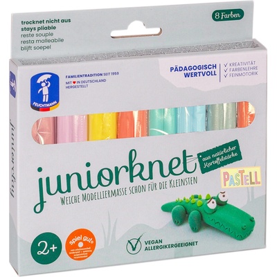 FEUCHTMANN JK Měkká netvrdnoucí modelína Pastel 8 ks po 33 g