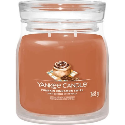 Yankee Candle Signature Pumpkin Cinnamon Swirl 368 g – Zboží Mobilmania