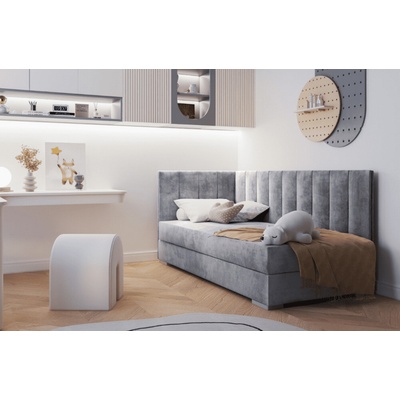 ArtBed Coimbra III sivá ľavé