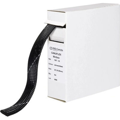 DSG Canusa 8694003951 ochranný oplet polyester, 3 do 7 mm, čierna, 10 m