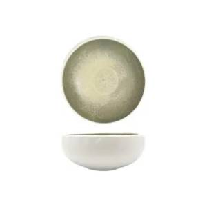 Horecano - Порцеланова купа 11см 300мл-IVY/WHITE-(ZA0081-4.5-wm-IY/WH) (0156374)