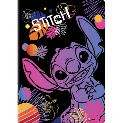 CoolPack Školní sešit 464 Stitch Black A4 linkovaný