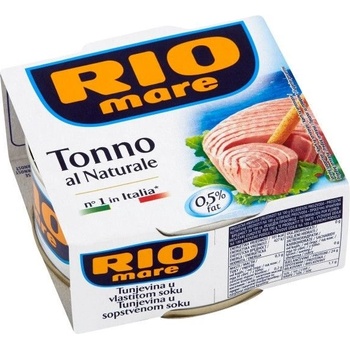 Rio Mare tuňák ve vlastní šťávě, 160g