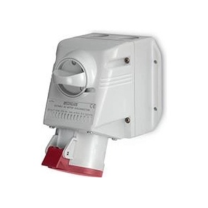 SCAME Промишлен контакт с ключ 0/I 3P+N+Е 16A IP44 серия Optima модел Combi - 513.1657TS (513.1657TS)