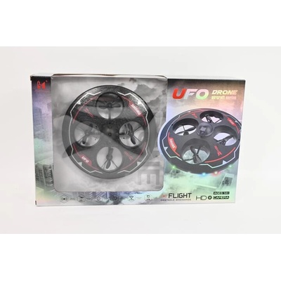 RC dron v tvare UFO s LED osvetlením