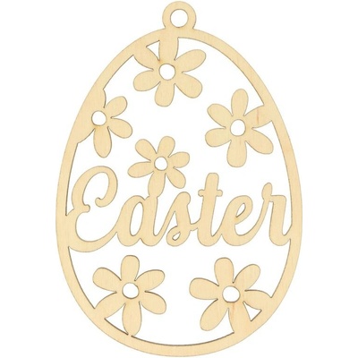 Natana drevené vajce Easter 6 x 9 cm