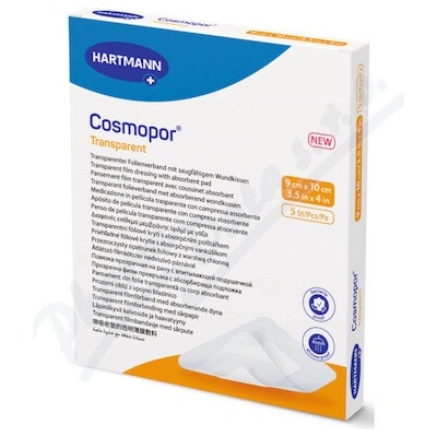 Cosmopor transparent 9 x 10 cm sterilný