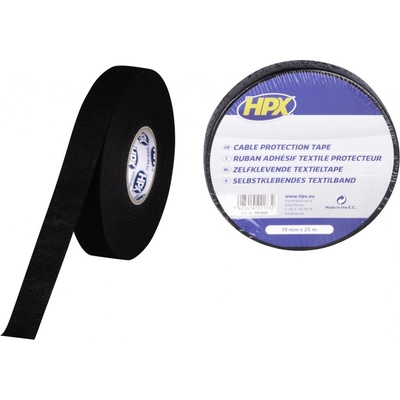 HPX Páska na kabely 19 mm x 25 m černá