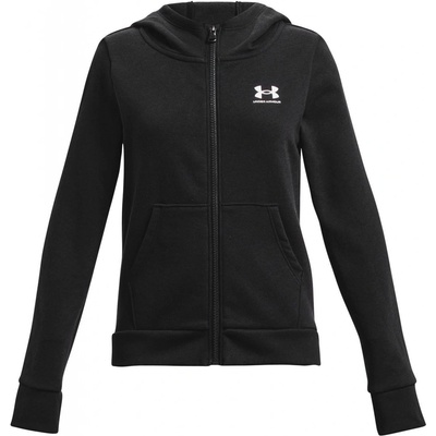 Under Armour Rival Fleece LU FZ Hoodie-BLK 1373130-001 Veľkosť YMD