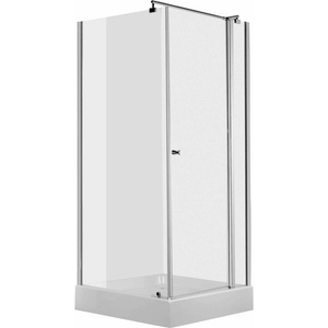 Deante Душ кабина Deante Cubic квадратна с въртяща се врата 80x80 см хромирано покритие (KTI_044P)