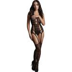 Le Désir Lace Suspender Bodystocking Black XS-XL