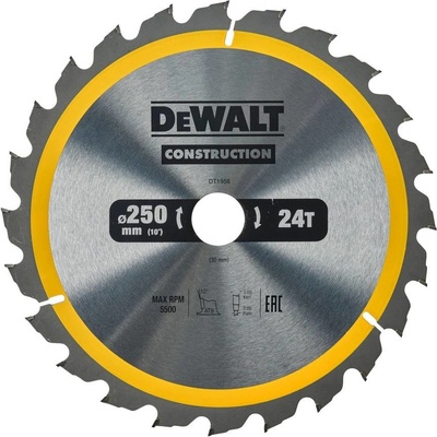 DeWALT DT1956 Pilový kotouč 250x30mm, 24zubů, ATB 10° – Zboží Dáma