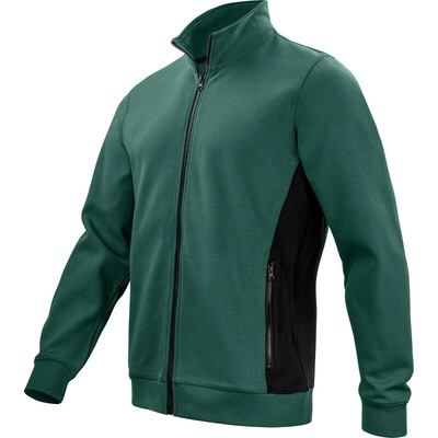 Projob mikina 2129 Doubleface na zip forest green