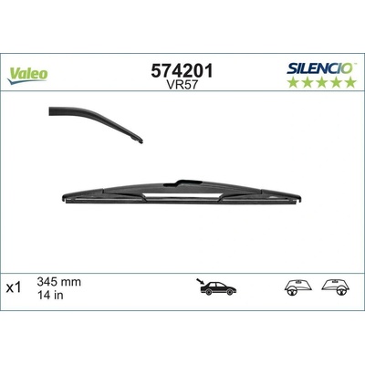 Valeo Silencio Cardboard 345 mm VA 574201