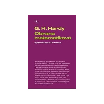 Obrana matematikova - G. H. Hardy