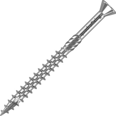 Terasové nerezové skrutky 5,0 mm (200 ks + bit) QUADROFIX C2