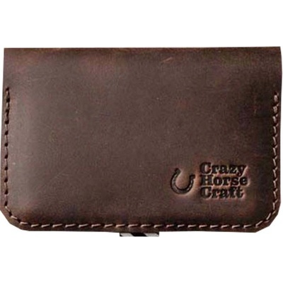 Crazy Horse Craft kožená business peněženka wood brown