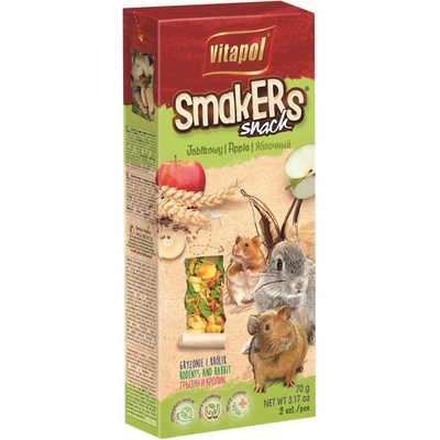 Vitapol Smakers Ябълкови пръчици за гризачи 90г
