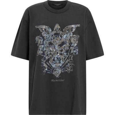 AllSaints Тениска 'COVENANT' черно, размер XS
