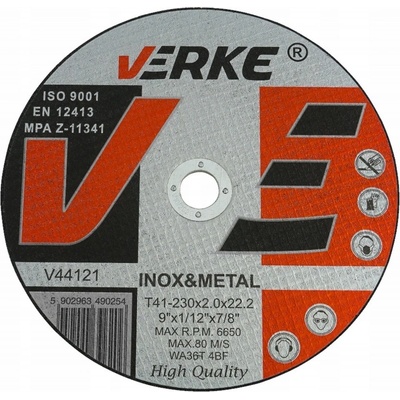 Verke Rezný kotúč 230 x 2,0 x 22,2 mm V44121