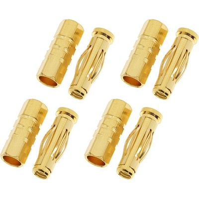 Revtec Pozlátený konektor 4,0 mm car 4 páry