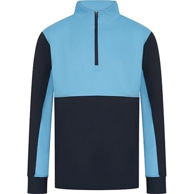 Finden+Hales mikina s 1/4 zipsom LV874 Navy
