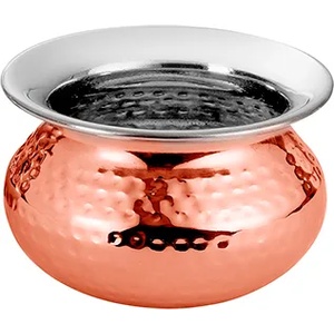 Horecano Гювече с релеф и медно покритие 12.50cm x 9cm - 650 ml(SG-84106(B) (0184113)
