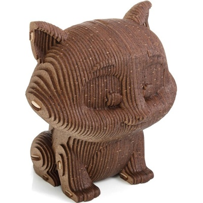 EWA Eco-Wood-Art 3D stavebnica pokladnička — Mačka