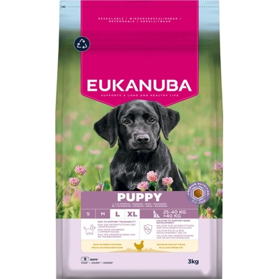 Eukanuba Puppy Large kuře 3 kg