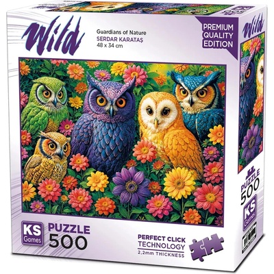 KS Games Пъзел KS Games от 500 части - Пазители на природата (20095)