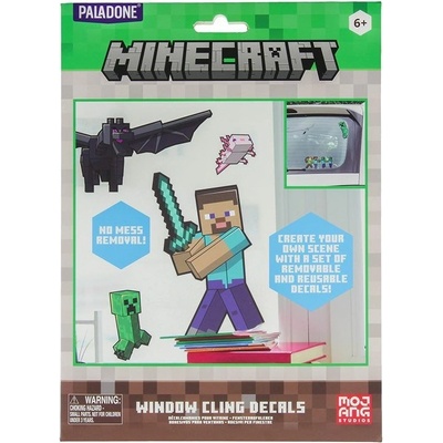 Paladone Стикери за прозорец Paladone Games: Minecraft - Characters (PP13105MCF)