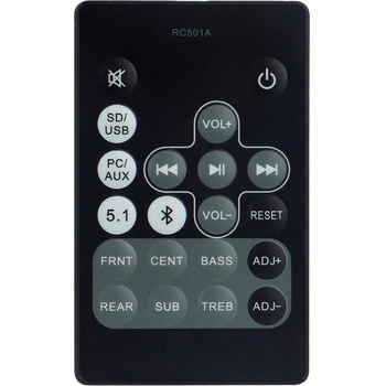 съвместим Edifier rc501a, r501bt - заместител дистанционно управление (rc501a, r501bt)