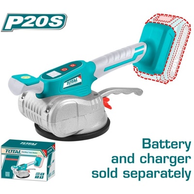 TOTAL Акумулаторна вибрираща вендуза за плочки total, 20 v, без батерия (tl ttvli2010)