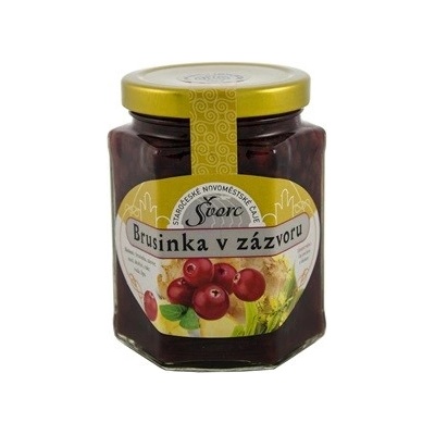 Švorc Pečený čaj Brusnica v zázvoru sklo 275 ml