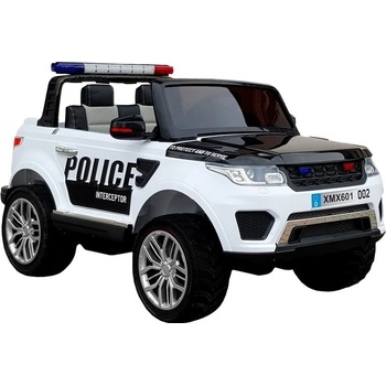 Lean Toys Elektrické autíčko policajné SUV 4x45W biela
