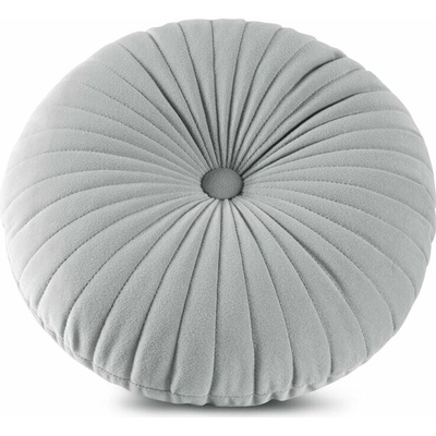 Takoy Okrúhly vankúš VELVET 68 z mäkkého zamatu prešívaný s výplňou-HF-458884 fi 40cm