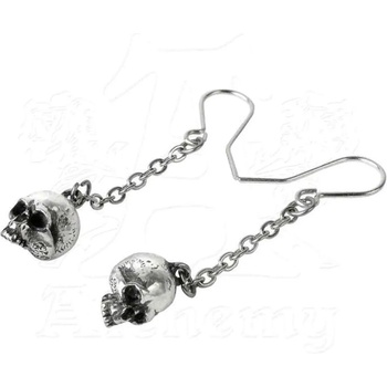 Alchemy gothic обеци alchemy gothic - Мъртви черепи Обеци - e364