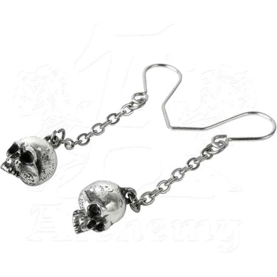 Alchemy gothic обеци alchemy gothic - Мъртви черепи Обеци - e364