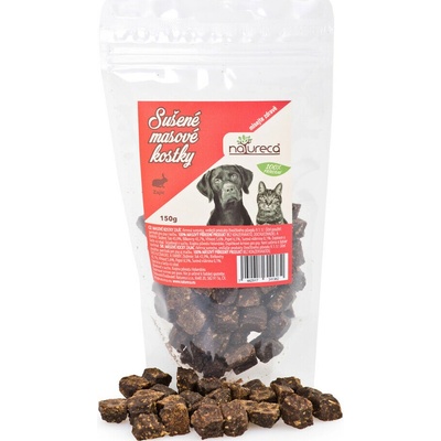 Natureca Mäsové kocky hovädzie 100%mäso 150 g